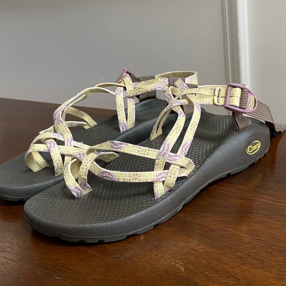 Chaco ZX2 Classic Cloud Orchid Yellow Purple Strap Sandal J105506 Women’s Sz 11 - Picture 3 of 8